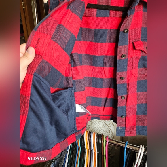 PRELOVED WOMENS XS SHACKET FROM EDDIE BAUER "BOYFRIEND FIT" - Picture 5 of 7